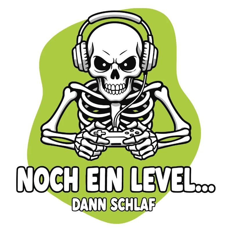 Gamer Skeleton One More Level