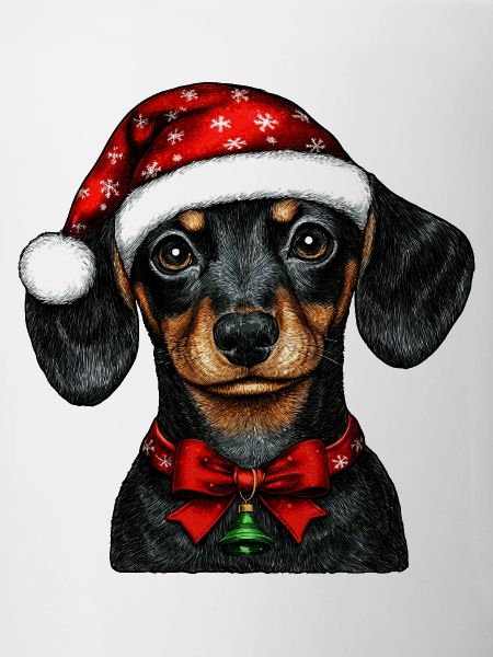 Christmas Dachshund