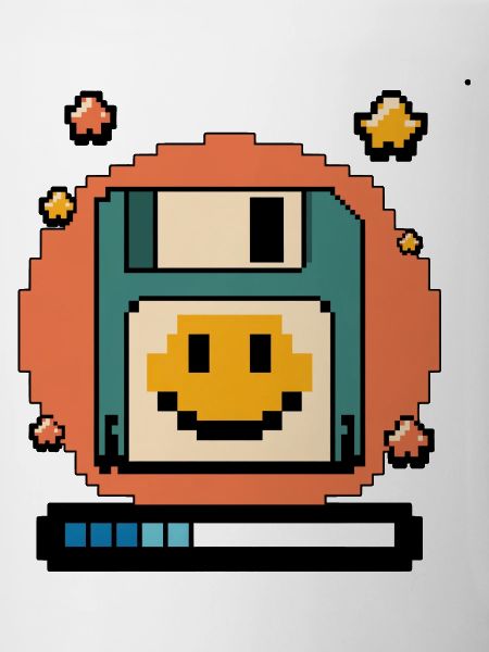 Floppy Disk Retro Internet