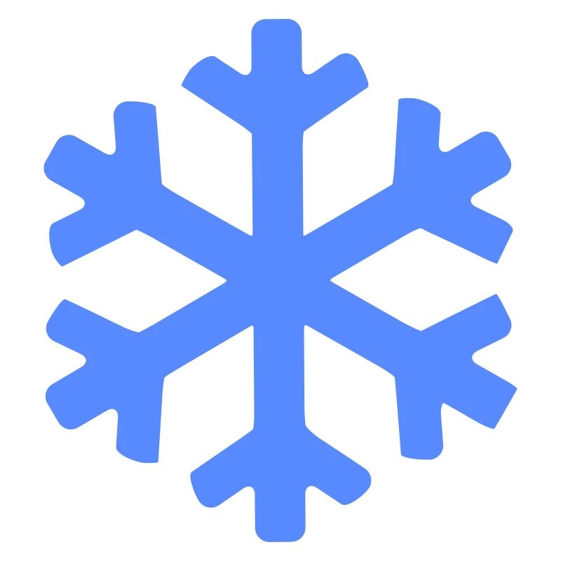 Flocon de Neige de Cristal d’Hiver