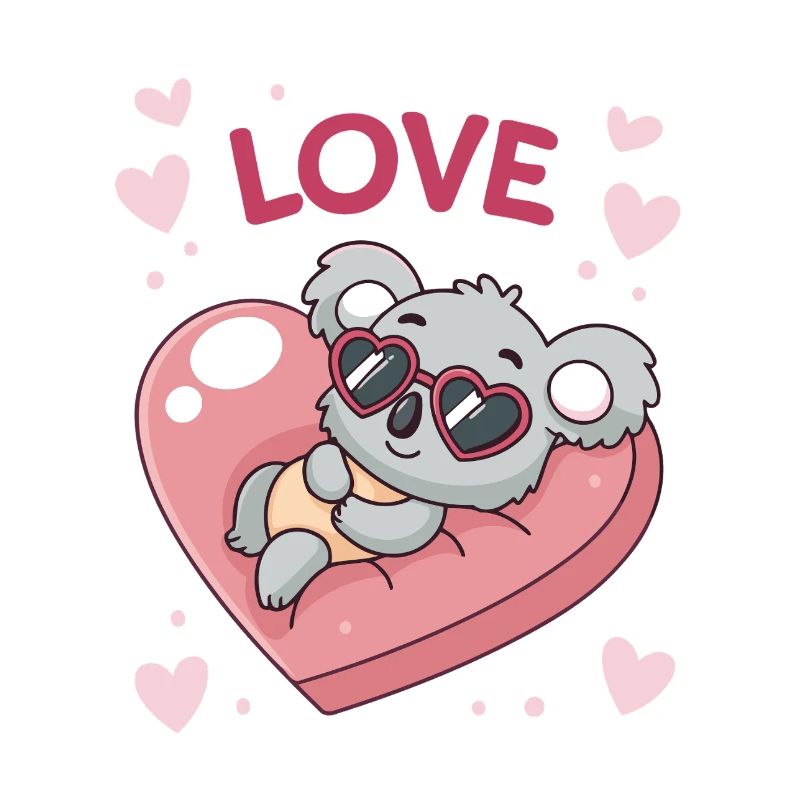 Koala Coeur et Love Doux