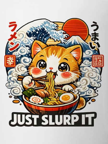 Kawaii Cat I Need Ramen