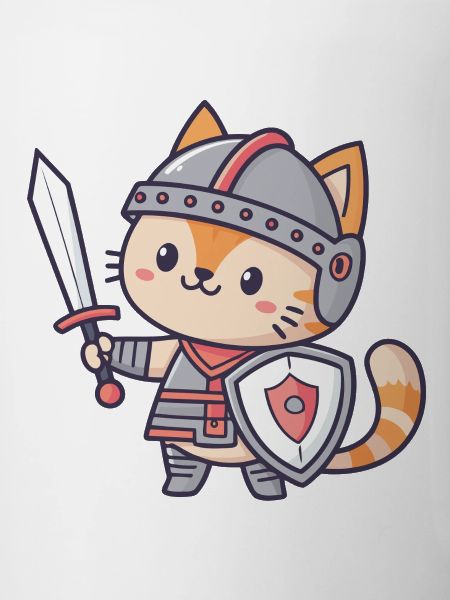 Chat Chevalier Miniature