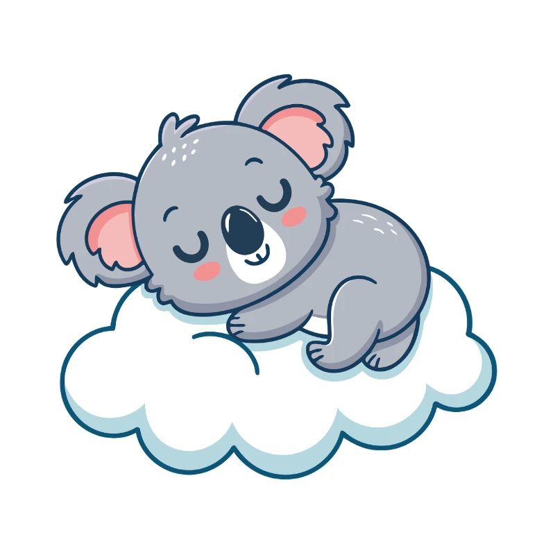 Koala Rêveur sur Nuage