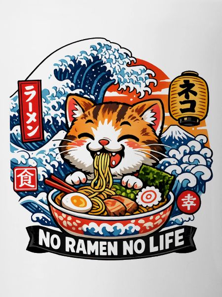 Ramen Cat Wave off Kanagawa