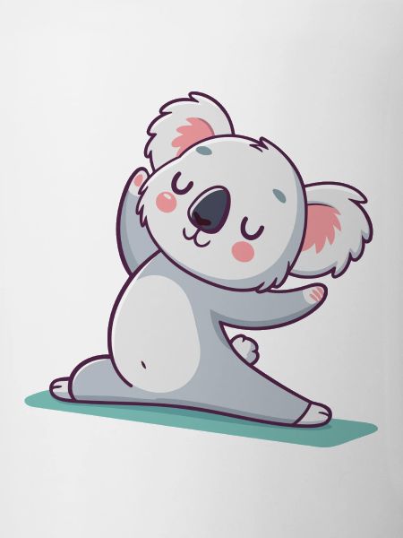 Koala Yoga pastel zen