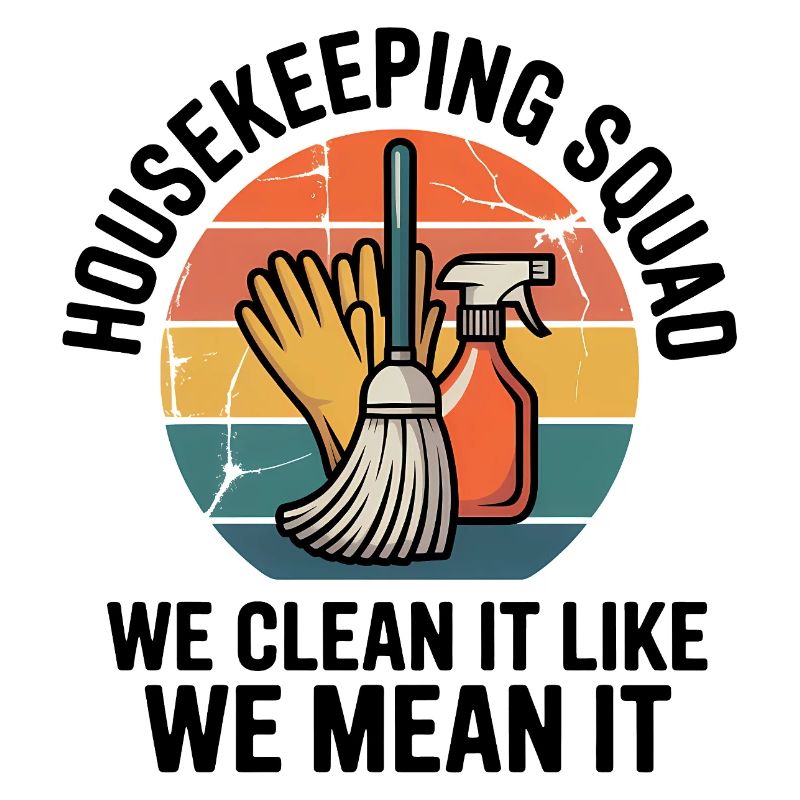Funny Cleaning Design
