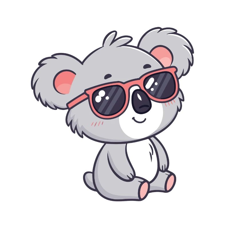 Koala Cool Pink Glasses