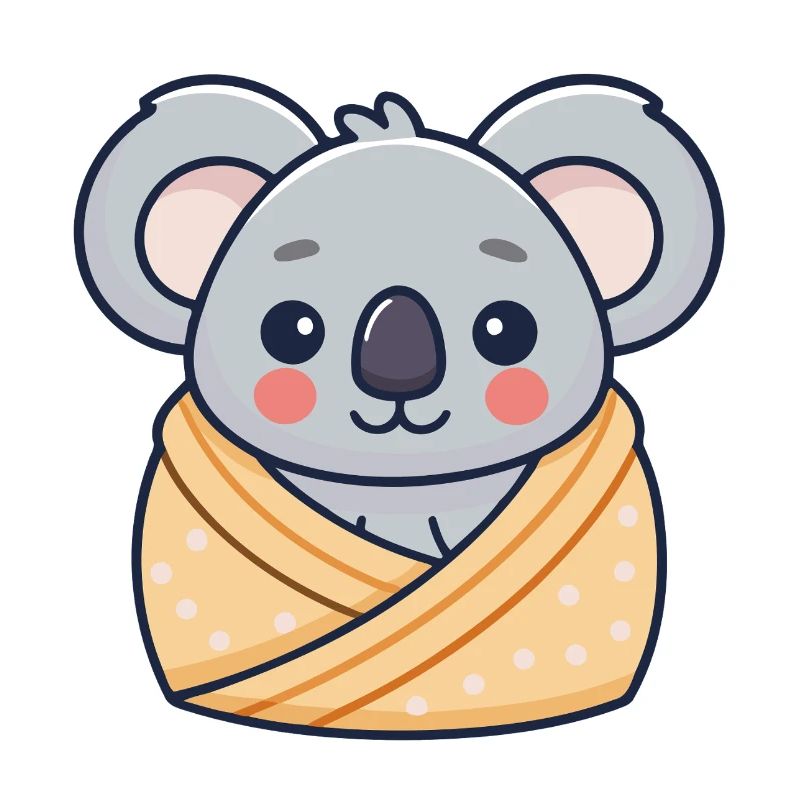 Koala Pastel Cozy Cocoon