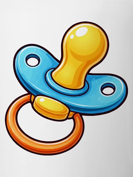 Pacifier Cartoon Baby