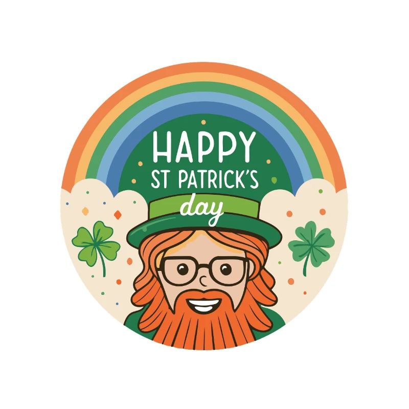 Leprechaun Arc-en-ciel Saint Patrick