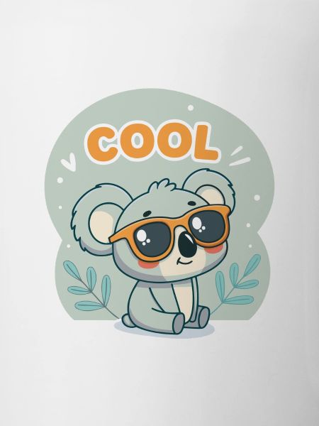 Koala Cool with orange glasses