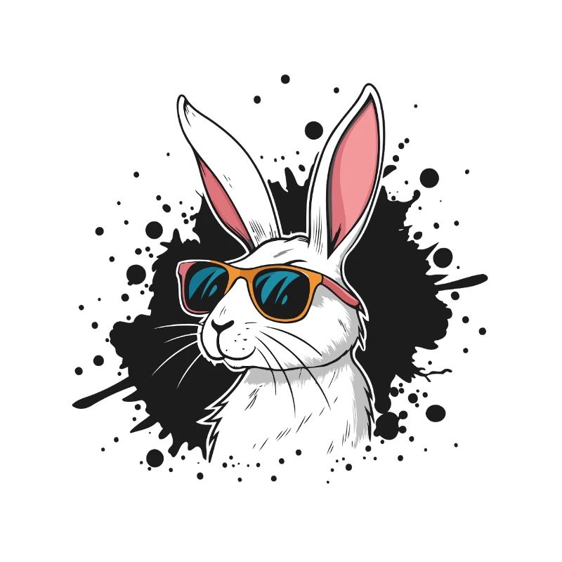 Solarbunny mit Pop-Art-Brille