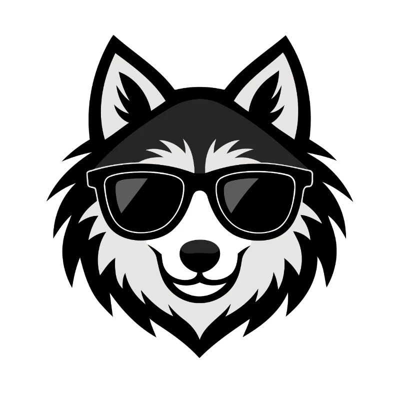 Wolf hipster sunglasses