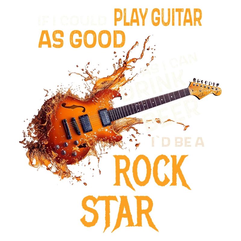 If i could play guitar as good as i can drink Beer