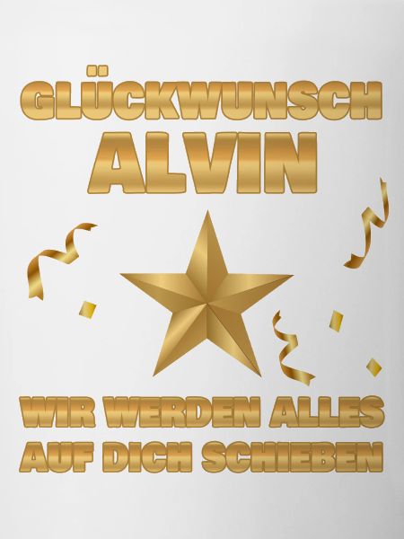 Abschiedsgeschenk Alvin