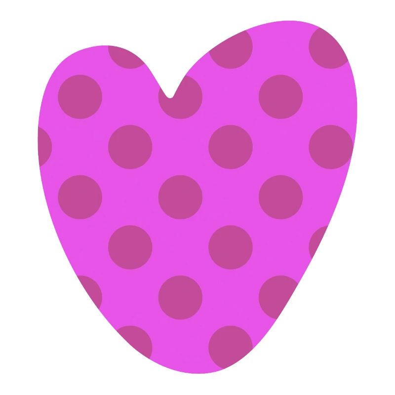 Herz Dots Punkte Muster Liebe Love Lebensfreude