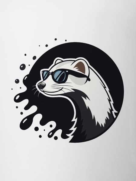 Ferret Urban Chic Black Glasses