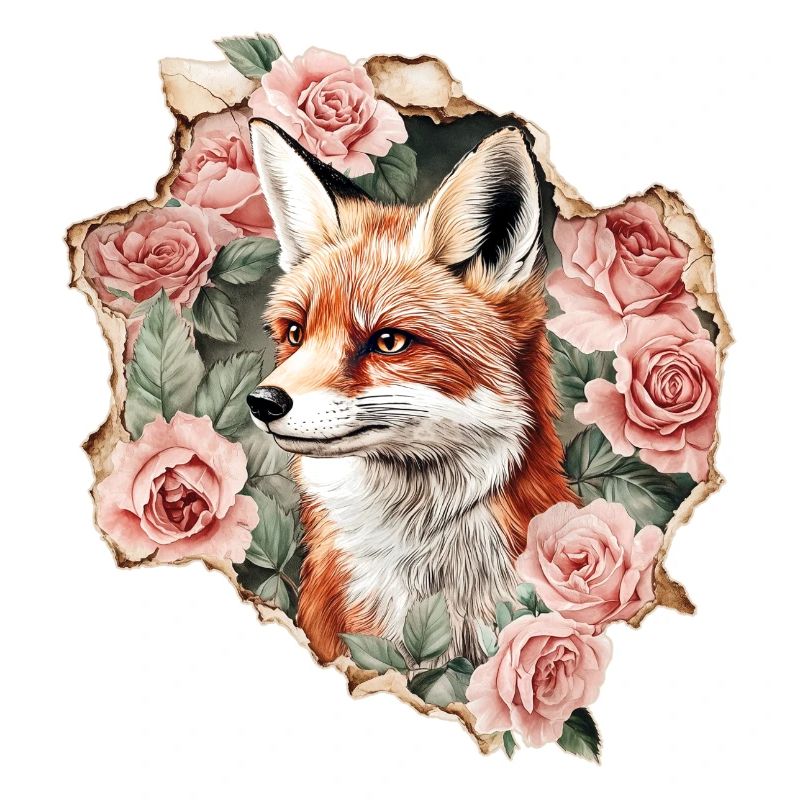 Renard aux roses