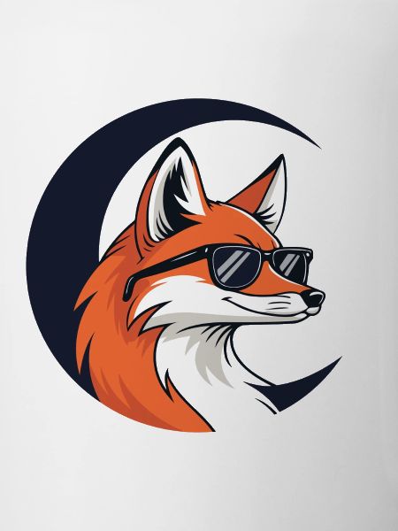 Lunar Fox in Sunglasses