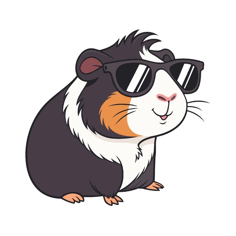 Cochon d’Inde Lunettes