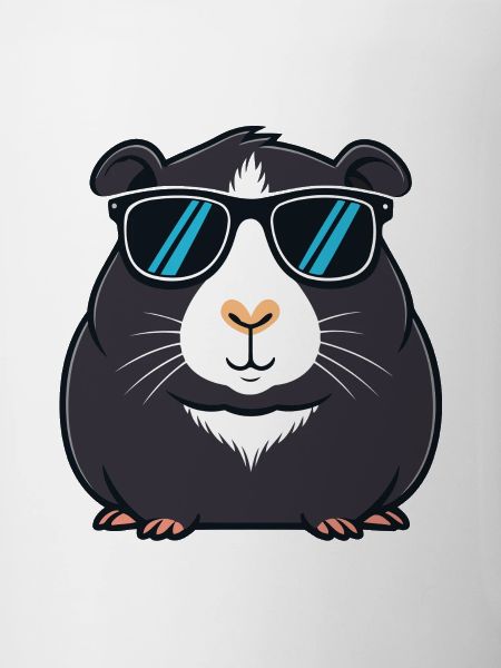 Capybara Black Cool Sunglasses