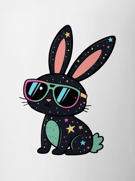 Galactic Rabbit Neon Glasses