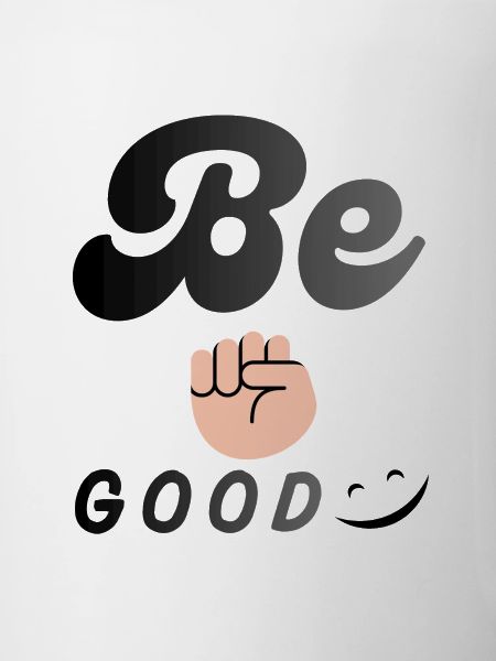 Be Good Fist Logo Retro Vibe