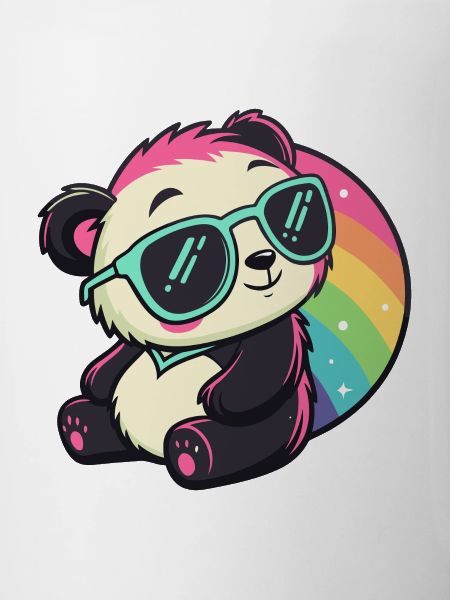 Panda Sun Cool Rainbow