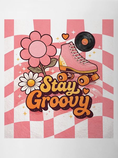 Rosa Retro-Rollschuhe