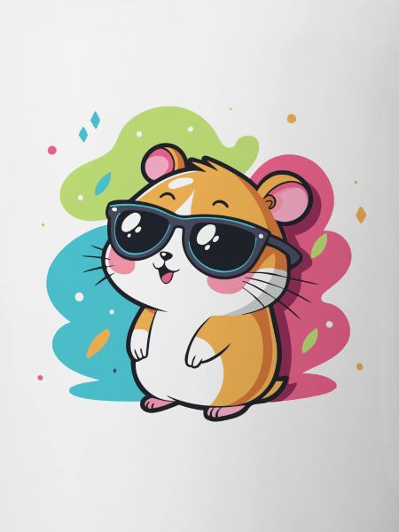 Hamster Fun Lunettes Cool