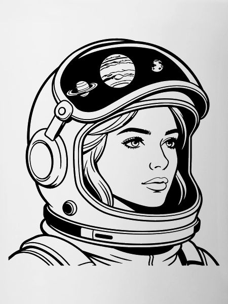 Space woman