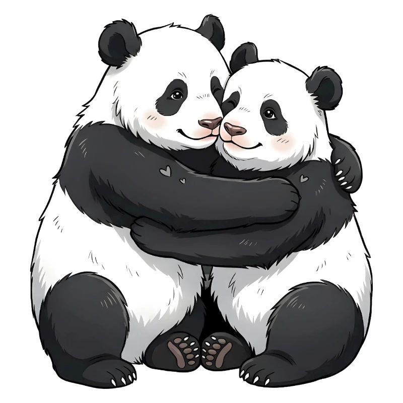 panda-hug