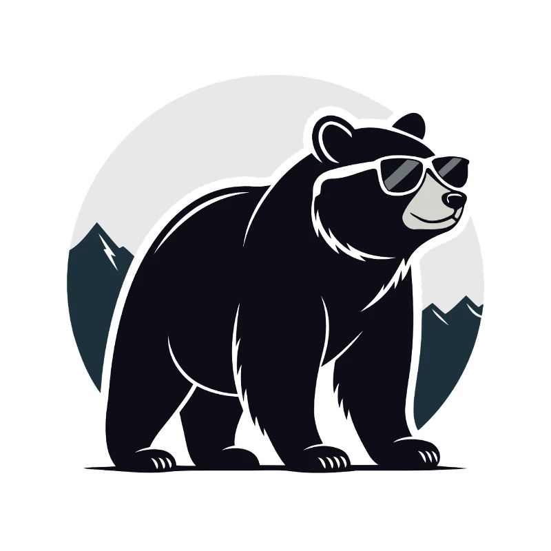 Berg-Schwarzbär-Brille