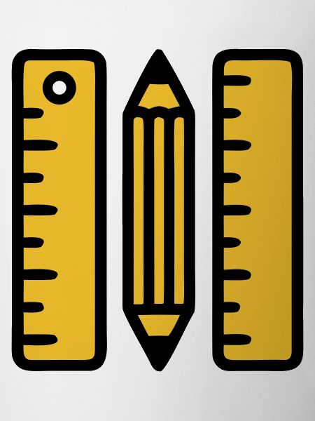 Règles-stylo dessinant l’architecture