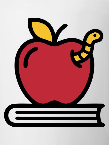 Apple Book Worm Elementary School