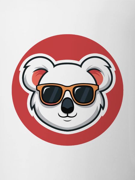Koala Cool - Red Badge and Sunglasses