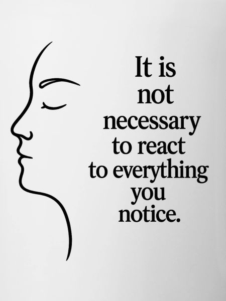 Observation without reaction