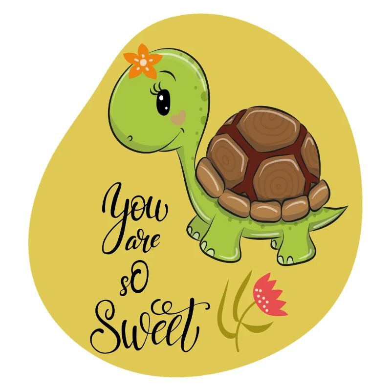 Süße Schildkröte