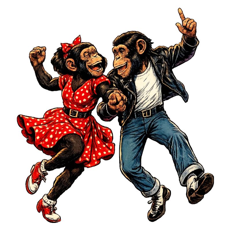 Dancing Monkeys Rockabilly 50s Rock'n'Roll Style