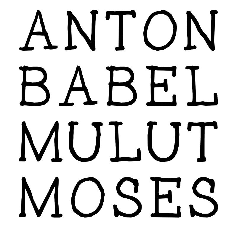 ANTON BABEL MULUT MOÏSE - Sort