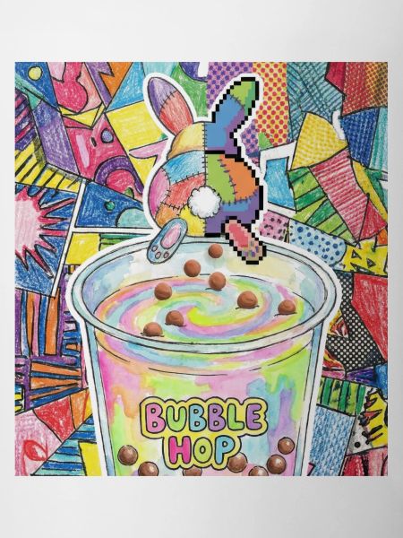 Cute Bunny Funny Boba Bubble Tea