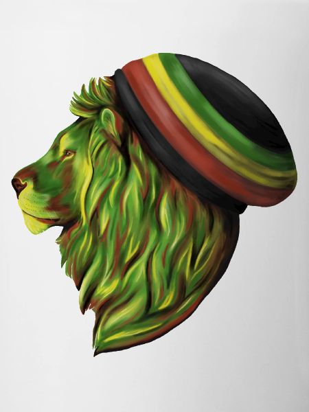 Rastafari lion's head