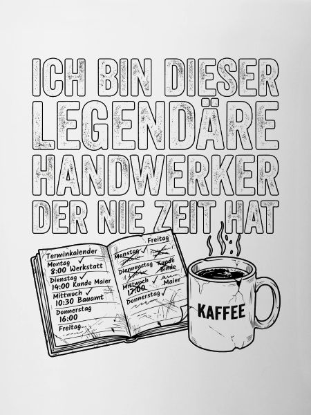 Lustiges Handwerker Design