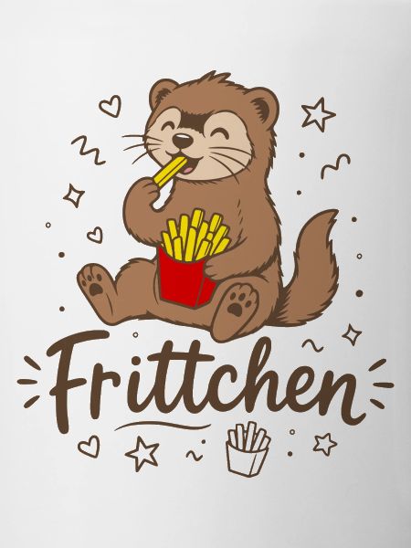 Frettchen mit Fritten - Frittchen - Pommes Frites