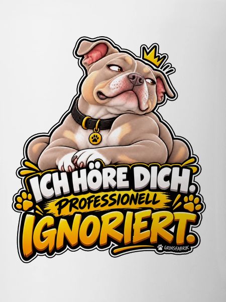 Sturer Hund professionell ignoriert