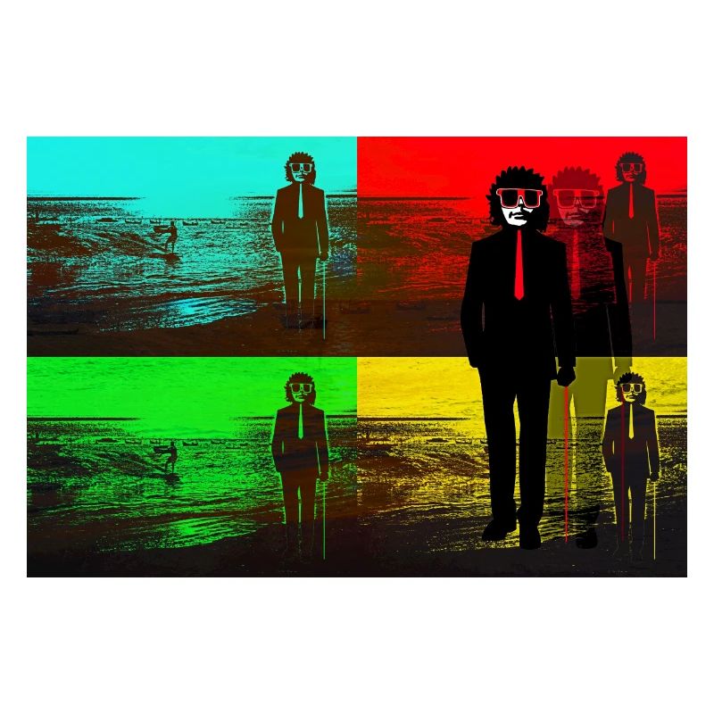 beach pop art