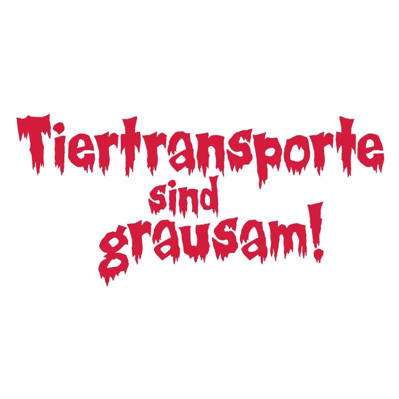 Tiertransporte sind grausam!