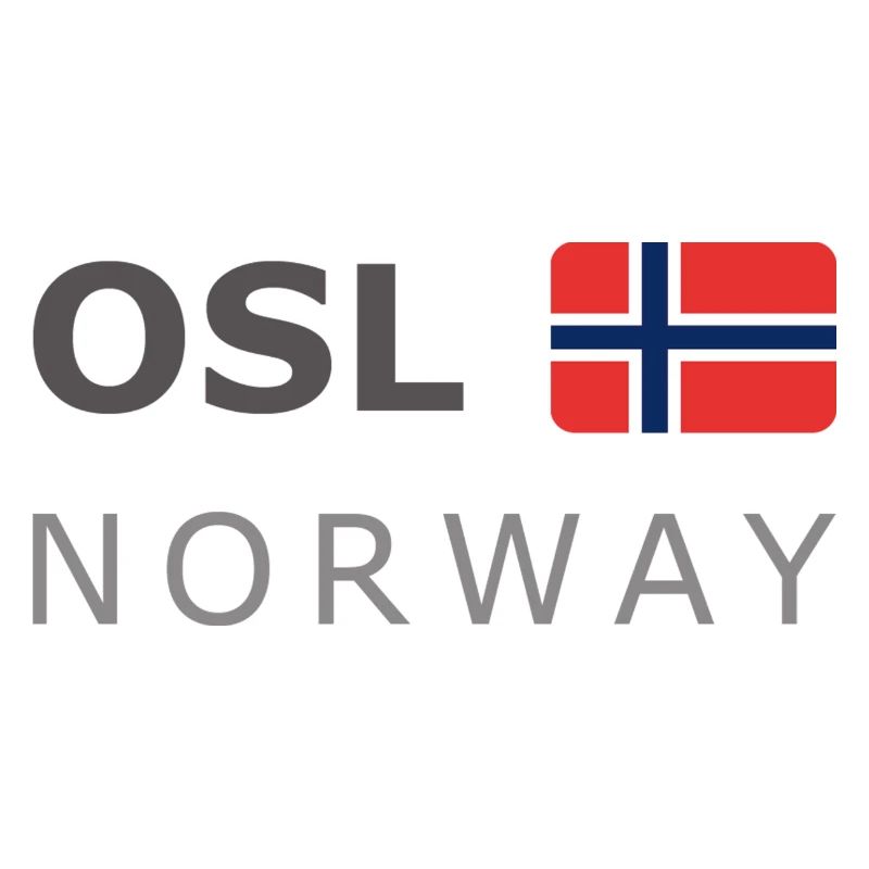 OSL NORWAY dark-lettered 400 dpi
