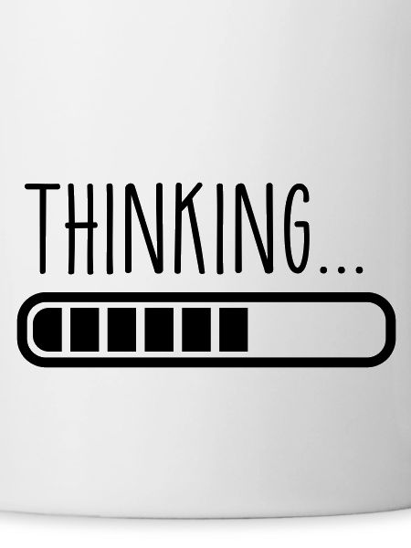 loading laden thinking denken